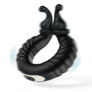 Perineum Massager | 10 Vibrating Dual Penis Ring
