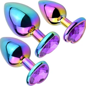 Factory Directly Supply Dilator Butt Sex Toys Alloy Anal Plug Aliexpress Hot Selling Metal Gua Aluminium Alloy Colourful 1pcs