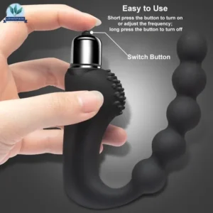 Prostat Vibrator Anal Massager Pplug To Water Test 10 Speed Stimulation of Silicon Nausea Sexual Toy Adult Male Female