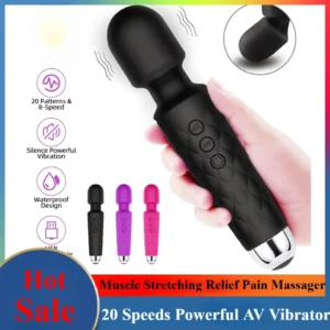 AV Vibrator Wand Sex Toys for Women 20 Powerful Patterns G Spot Clitoris Stimulation Massager Personal Masturbator Erotic Goods