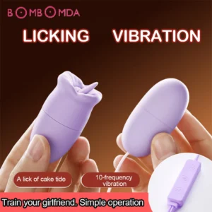 Vibrating Egg Tongue Licking Vibrator USB G-spot Vagina Massage Clitoris Stimulator Blowjob Dildo Sex Toys for Women Sex Shop