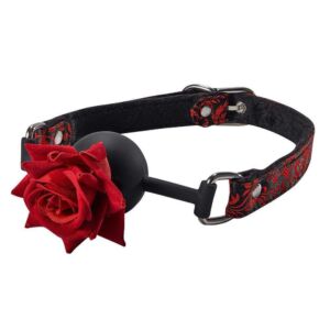 Rose Lace Soft Silicone Gag
