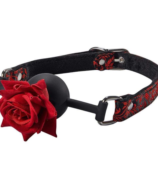 Rose Lace Soft Silicone Gag