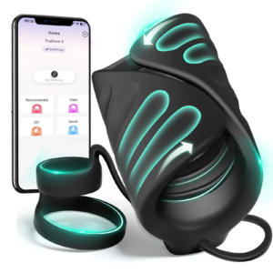 9 Vibrator With APP Control Vibrating Penis Ring