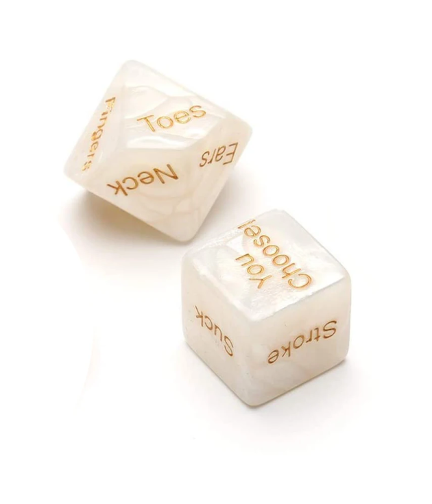 2PCS/SET Sex Dice With Pearls Colours Game Toy For Adult