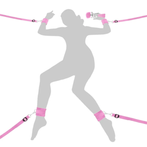 Bed Bondage Restraints Webbing Straps For Adult