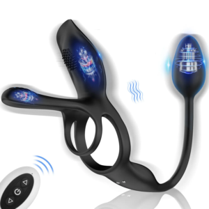 9 Vibration Remote Control With Anal Tail Prostate Massager