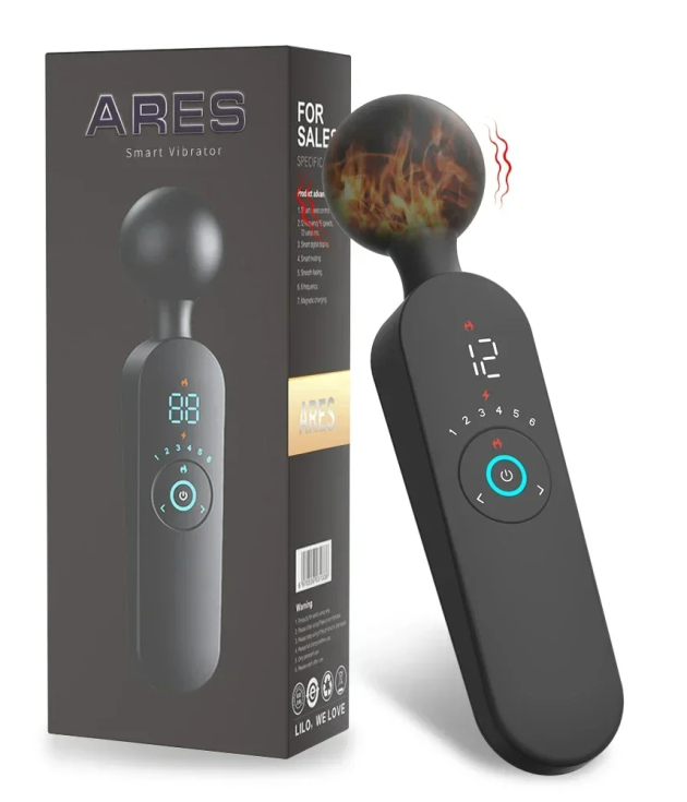 12 Modes 6 Speeds Smart Heating Magic Wand G Spot Clitoris AV Vibrator