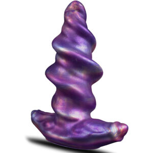 Alien Spiral Shell Soft Silicone Anal Dildo Plug
