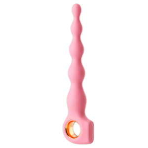 10 Vibration Ring Anal Breads Plug with Electric Shock