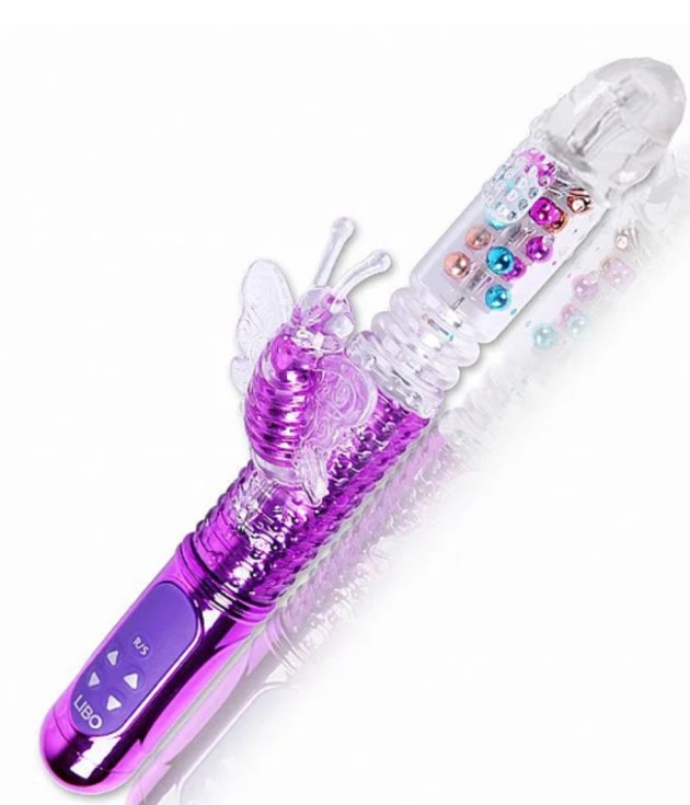 360 Degree Rotation Transfer Beads butterfly AV Vibrators