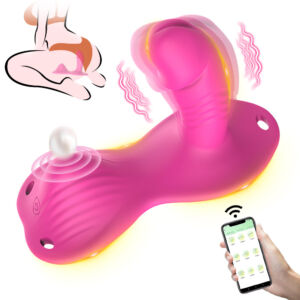 9+9 Wave & Awakening APP Remote Control Wearable Sit &Rude Vibrator