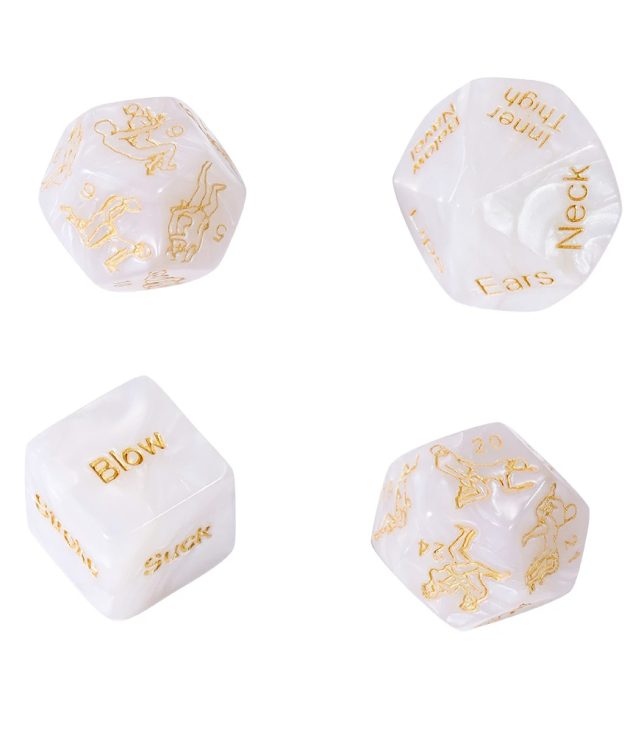 Sex Dice With Pearls Colours Game Toy For Adult