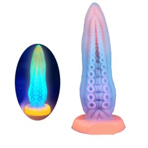 Alien Octpus Strong with Suction Cup Silicone Dildo Plug