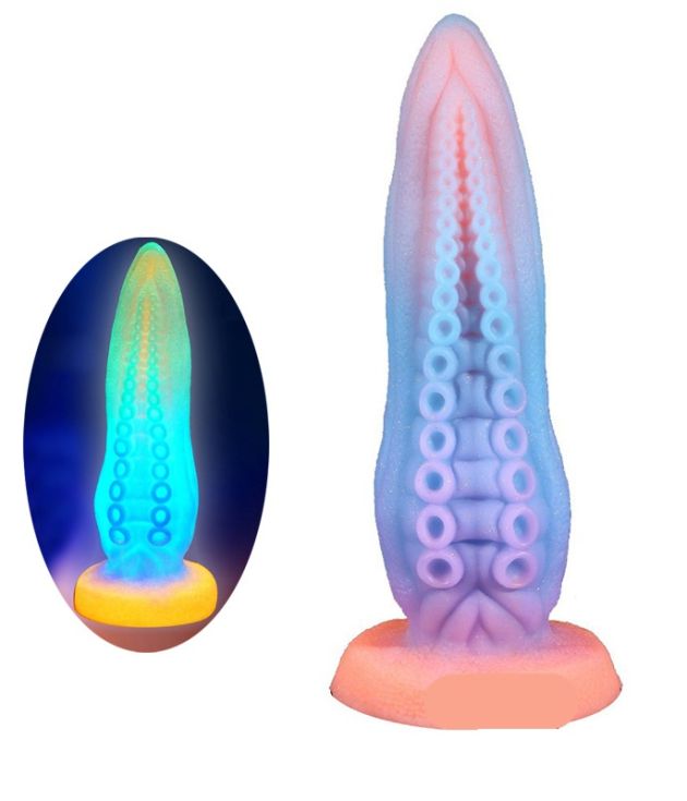 Alien Octpus Strong with Suction Cup Silicone Dildo Plug