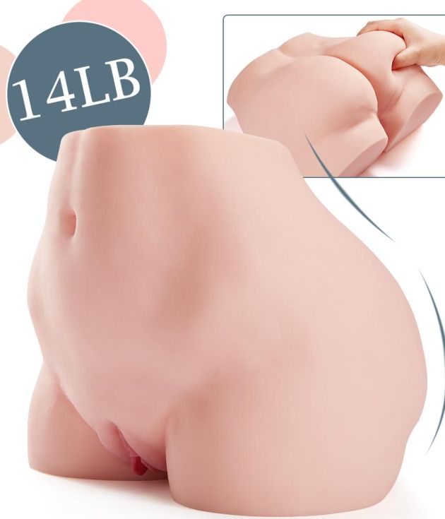 14LB Well-Excerised Girl Pussy And Ass Masturbator