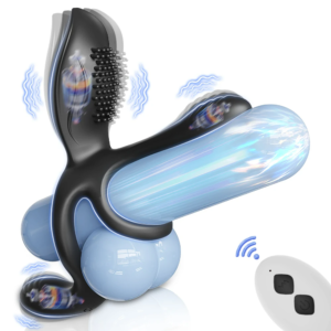 3Motros 10 Vibration Glans Exerciser With Penis Ring Prostate Massager