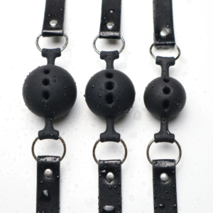 Adjustable Belt Mouth Silicone Mouth Gag Breathable Ball Gag