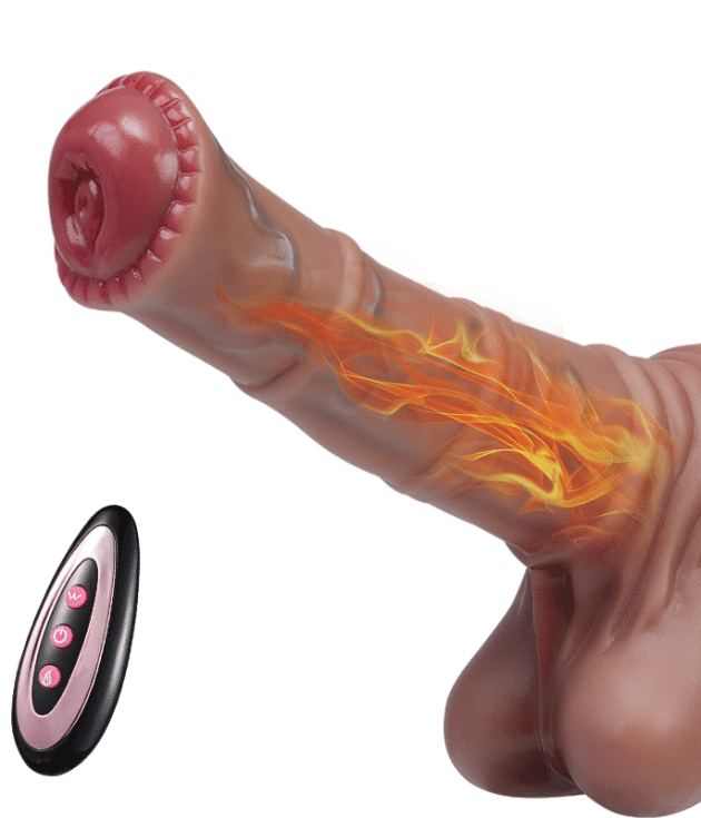 7 Inch 3 Telescopic Swing 10 Vibration Heating Vibrator Dildo