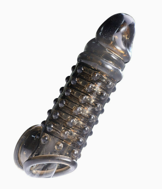 Male Penis Cock Ring Delay Ejaculation Silicone Reusable Penis Sleeve Condom