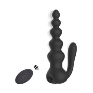 10 Frequency Vibration Remote Control Buttocks Anal Beads