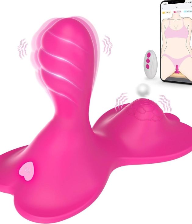 9+9 Vibration APP Remote Control Sit &Rude G-spot Vibrator