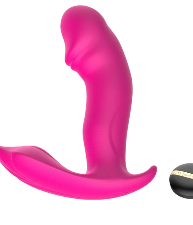10 Wiggle Vibrating Intelligent Heating Wearable Remote Control Vibrator