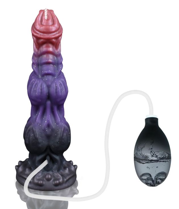 Alien Bloodhorse Fantasy Ejaculating Dildo Plug