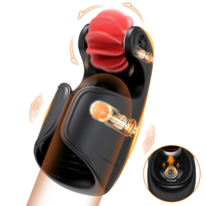 2 In1 Endurance Tongue Licking Tapping Penis Stimulation Glans PenisTraining