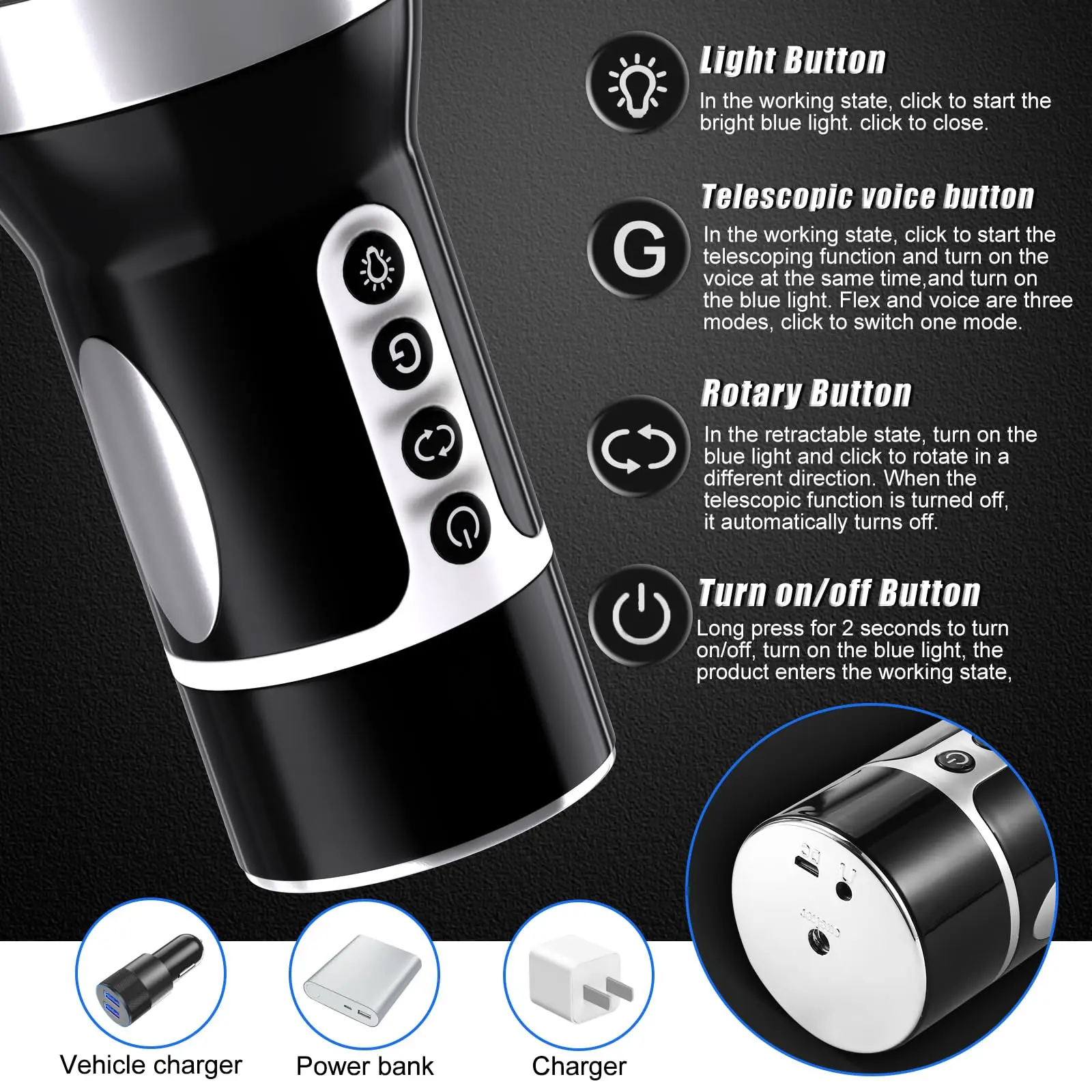 Automatic 7*7 Thrusting Rotating Modes Oral Sex Masturbator - Image 3