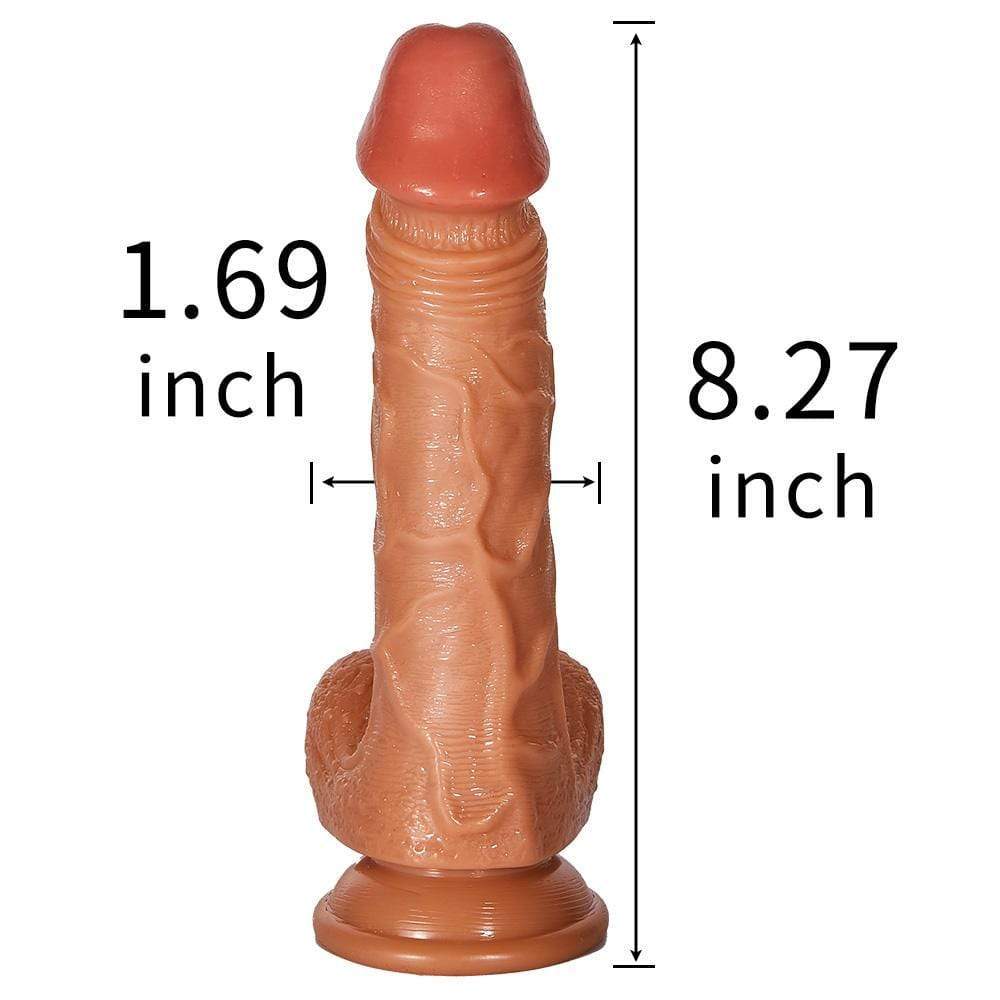 8inch 10 Frequency Remote Control Dildo Vibrator - Image 6