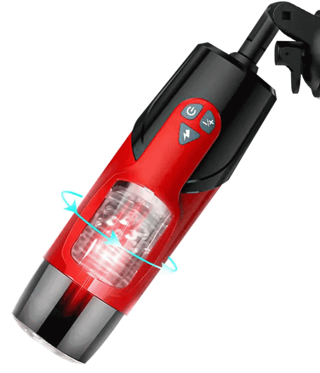 7 Rotating & 3 Thrusting Adjustable Telescopic Male Masturbator Cup