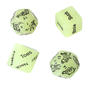 Sex Dice With Grow In Dark Colours Toy For Adult