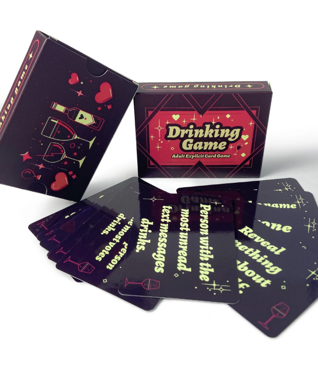 50 Cards Drink Party warm-up Game Cards For Adult