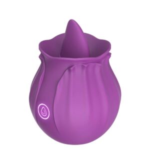 10 Licking Mode Clit Stimulater Rose Tongue Vibrator