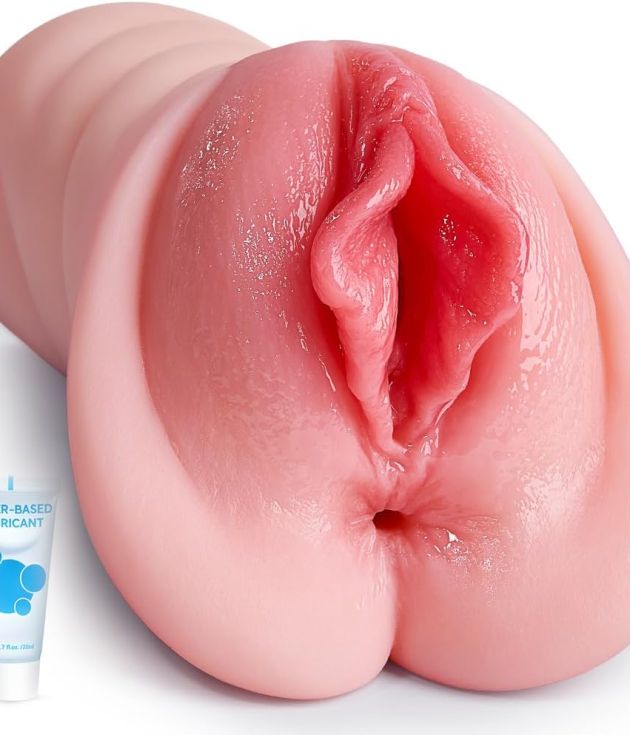 5D Realistic Pocket Thick Labia Pussy With Tight Anus Masturbators For Adult