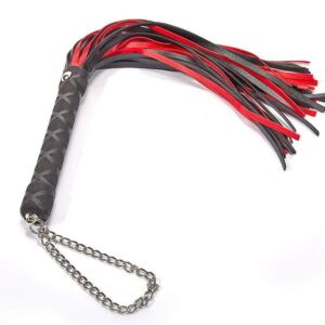 Black-Red Color Spanking Flirting Whip