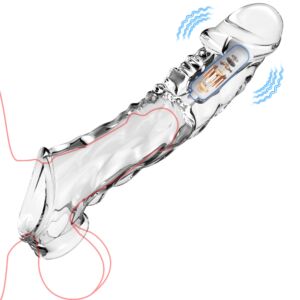 3.6 INCH Clear Extender Ultra-Soft Enlarger Penis Sleeve