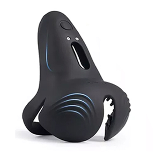 App Control Double Stimulation Well Wrapped Vibrating Cock Ring