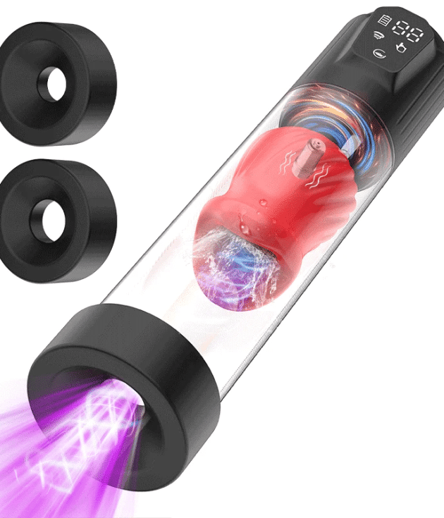 5 Vibration Modes Electric Dick Enlarger for Men Erection with 5 Training Pressure