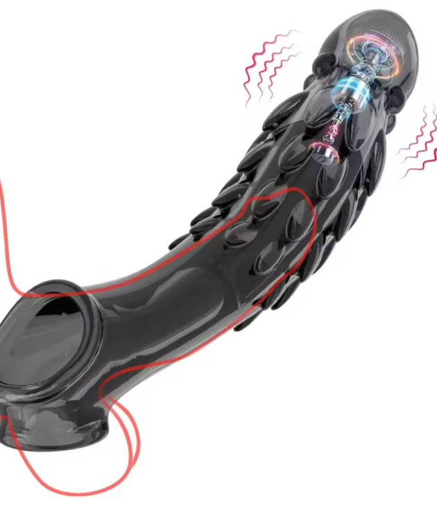 Dragon Rough Glans Bumps Hollow Screw thread Reusable Penis Sleeve