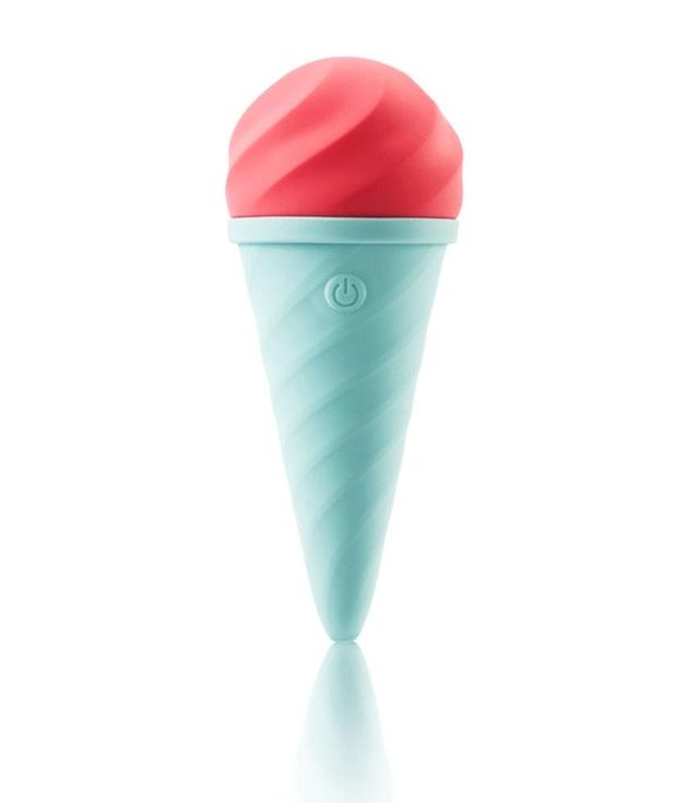 10 Frequency Ice Cream Cute Hand-Held Vibrator
