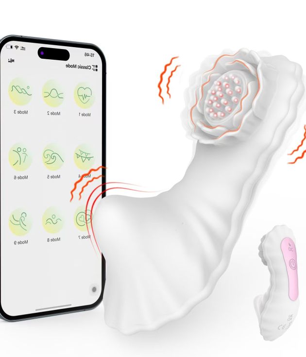 Double Spot 9 Vibration APP Control Wearable Panties Vibrator