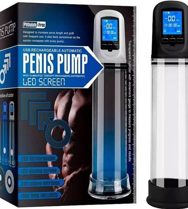 5 Vibration Modes & Realistic Inner Sleeve Device Penis Pump