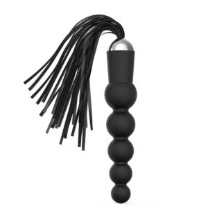 2-In-1 Silicone SM Whip Anal Plug