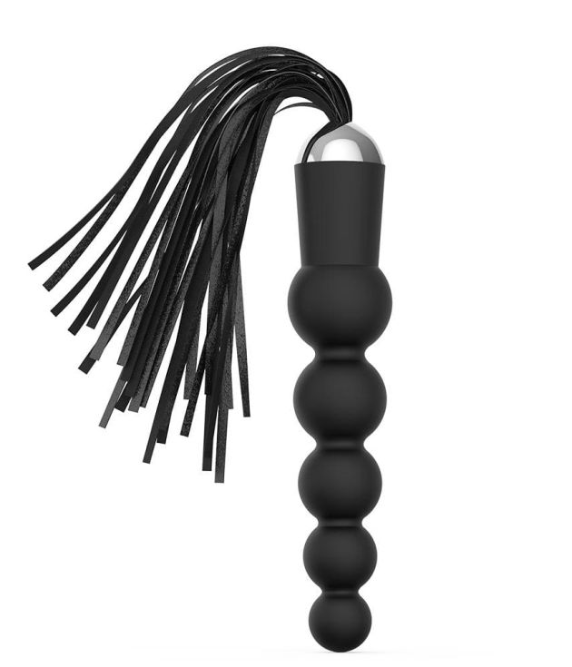 2-In-1 Silicone SM Whip Anal Plug