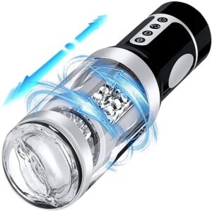 Automatic 7*7 Thrusting Rotating Modes Oral Sex Masturbator