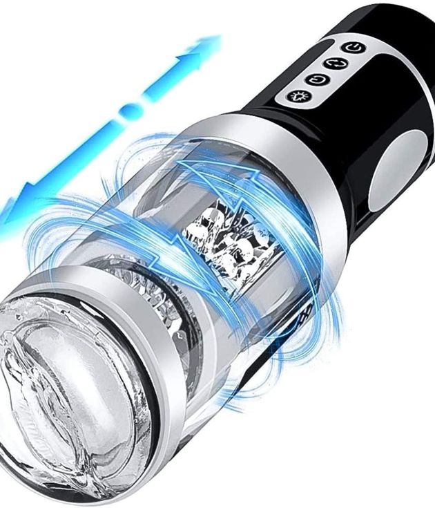 Automatic 7*7 Thrusting Rotating Modes Oral Sex Masturbator