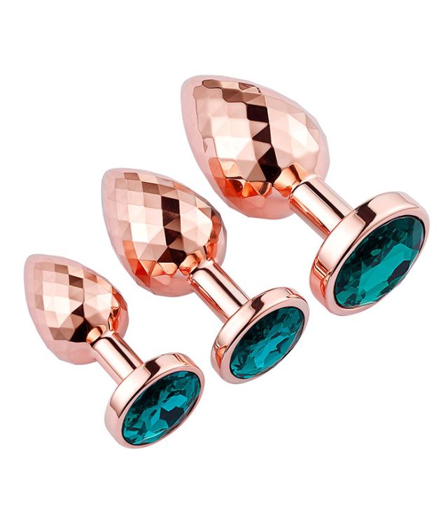 Sexy EGG-Shaped Lozenge Metal Anal Plug For Adult