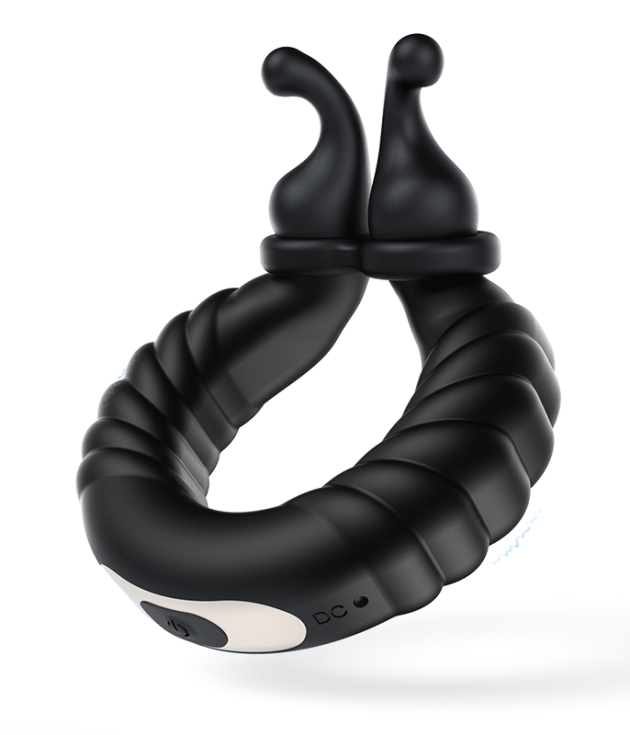 10 Vibrating Separable Rabbit Rocker Penis Ring For Adult